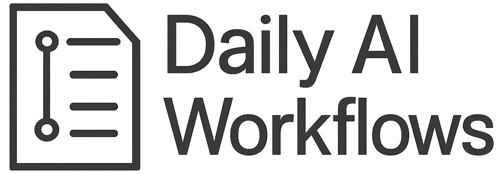 Daily AI Workflows